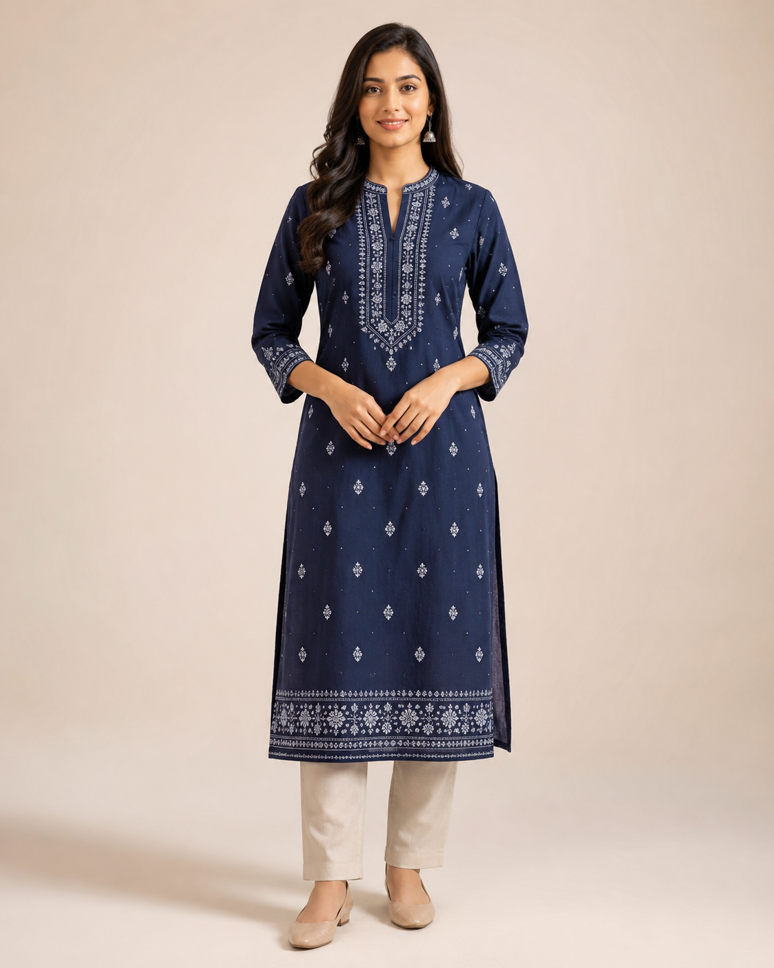 Straight Cotton Kurta