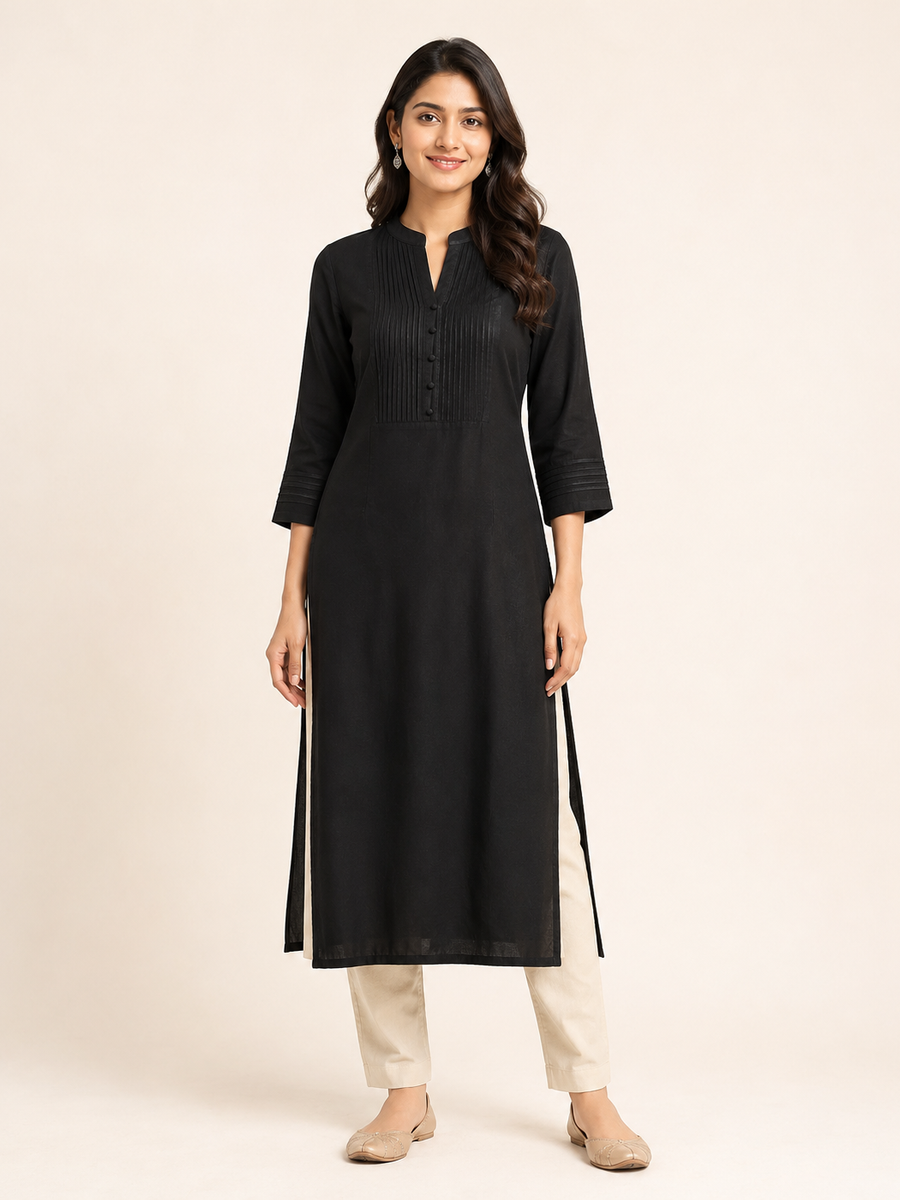 High-Slit Long Kurta