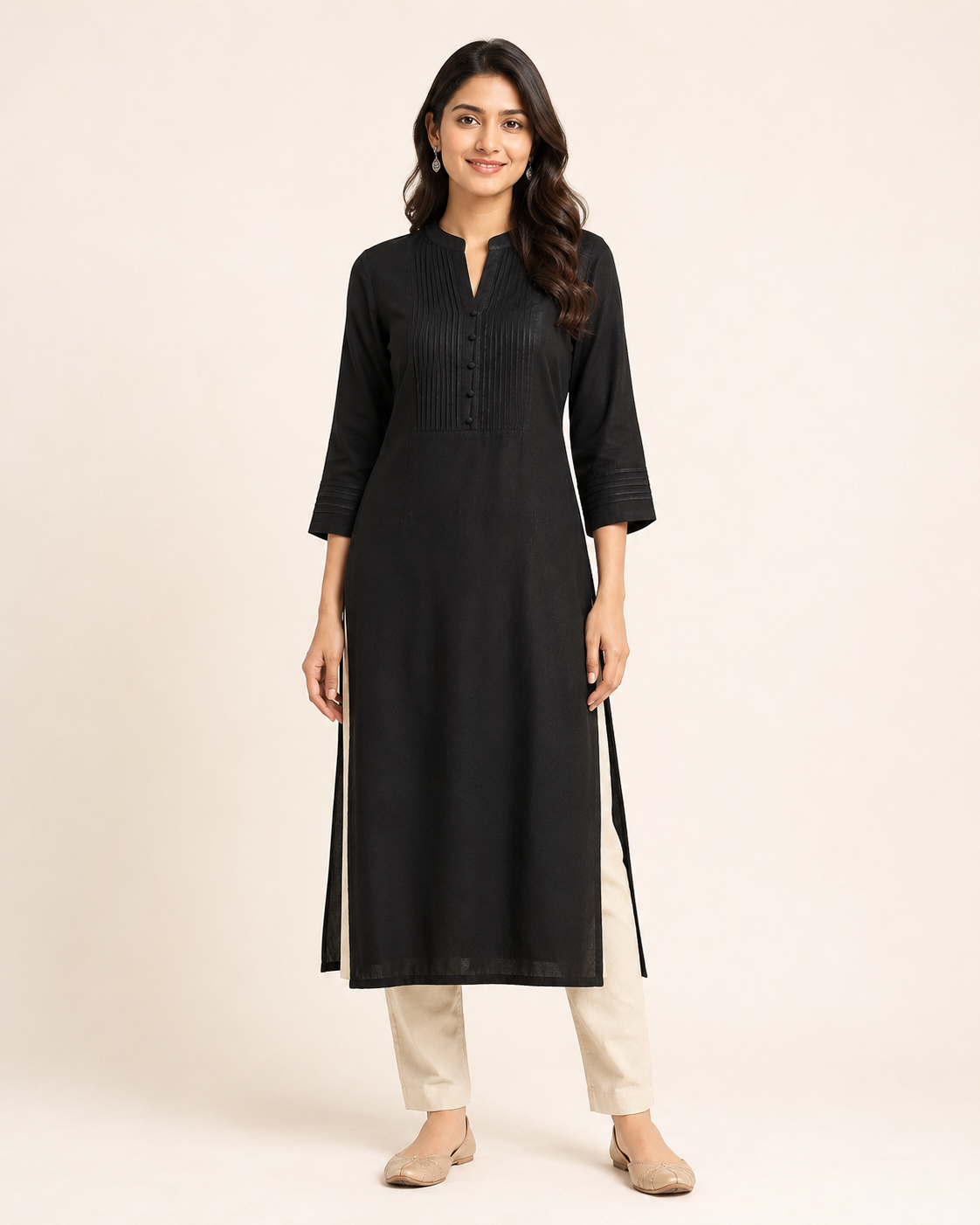 High-Slit Long Kurta