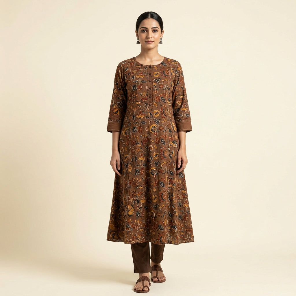 Kalamkari Print Kurta