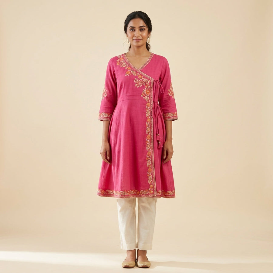 Short Angrakha Kurti
