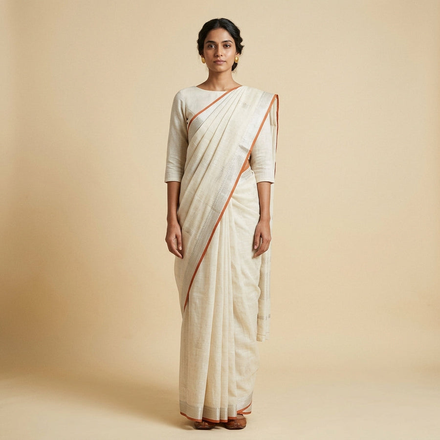 Linen Cotton Saree