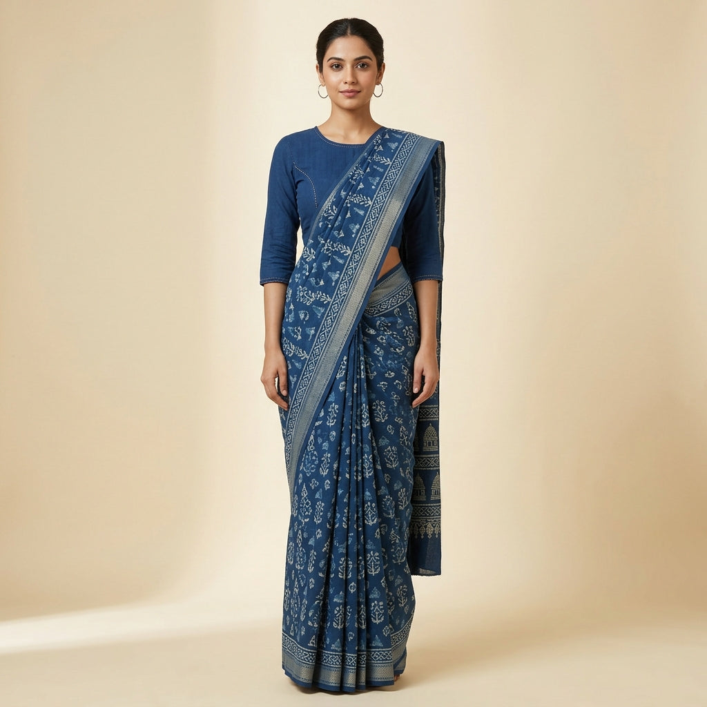 Banarasi Border Saree