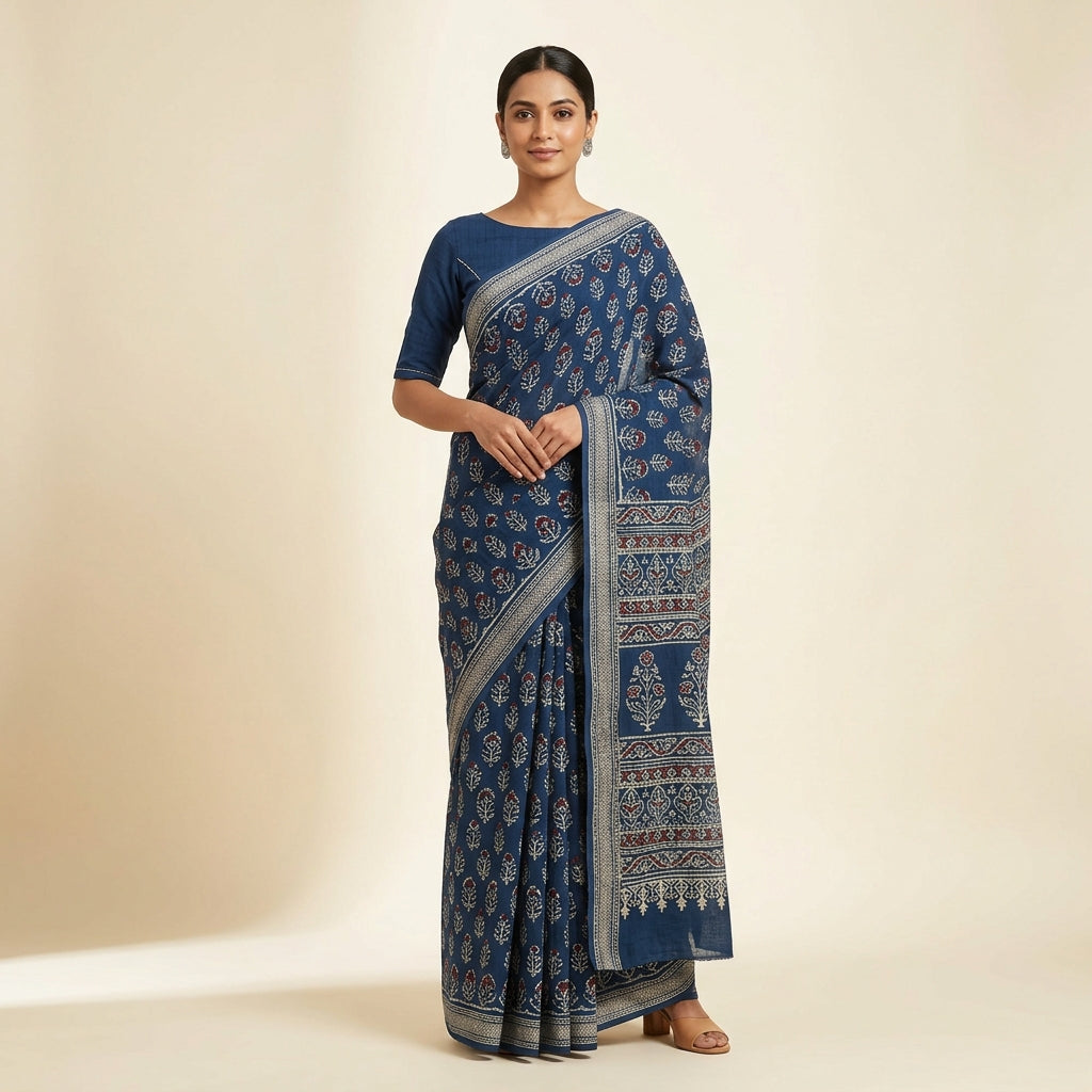 Georgette Sequin Saree