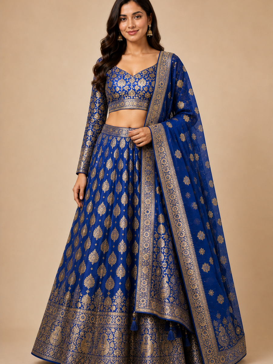 Banarasi Skirt Set
