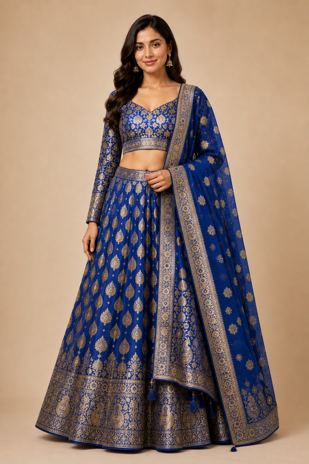 Banarasi Skirt Set