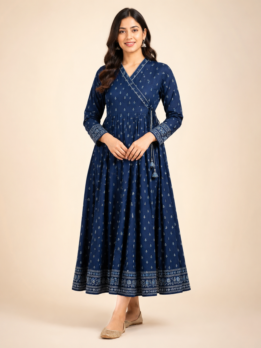 Angrakha Midi Dress