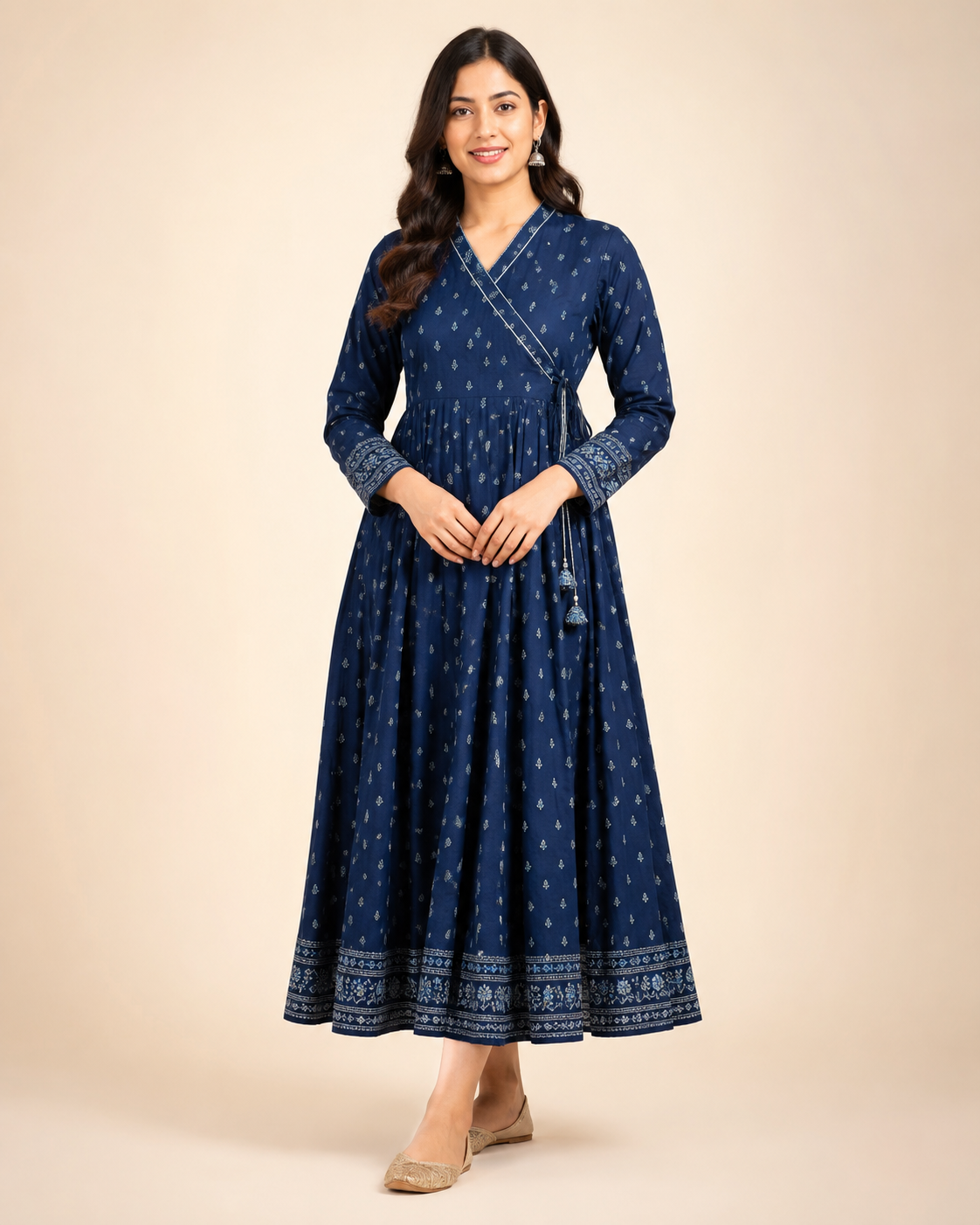 Angrakha Midi Dress