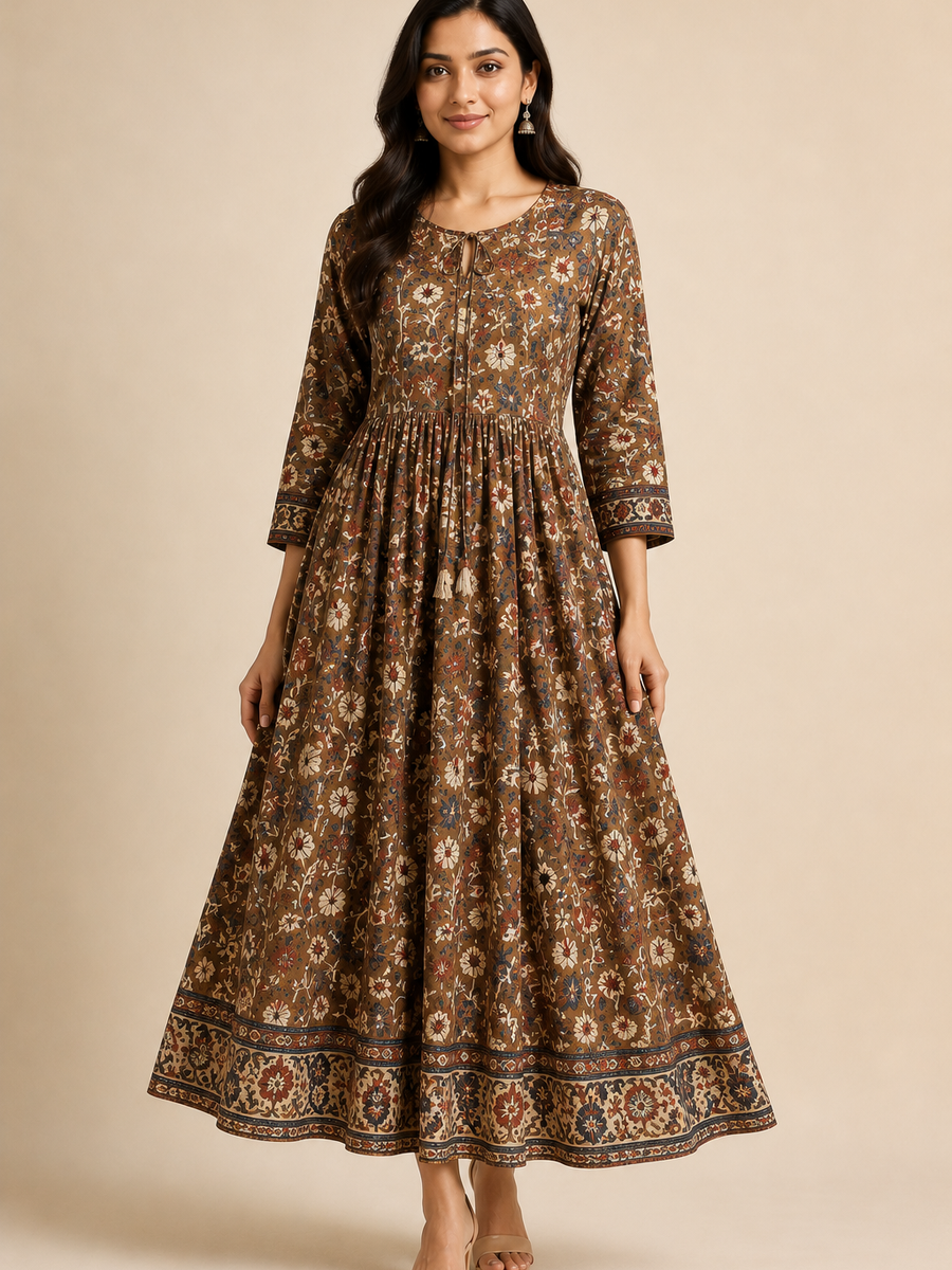 Kalamkari Maxi Dress