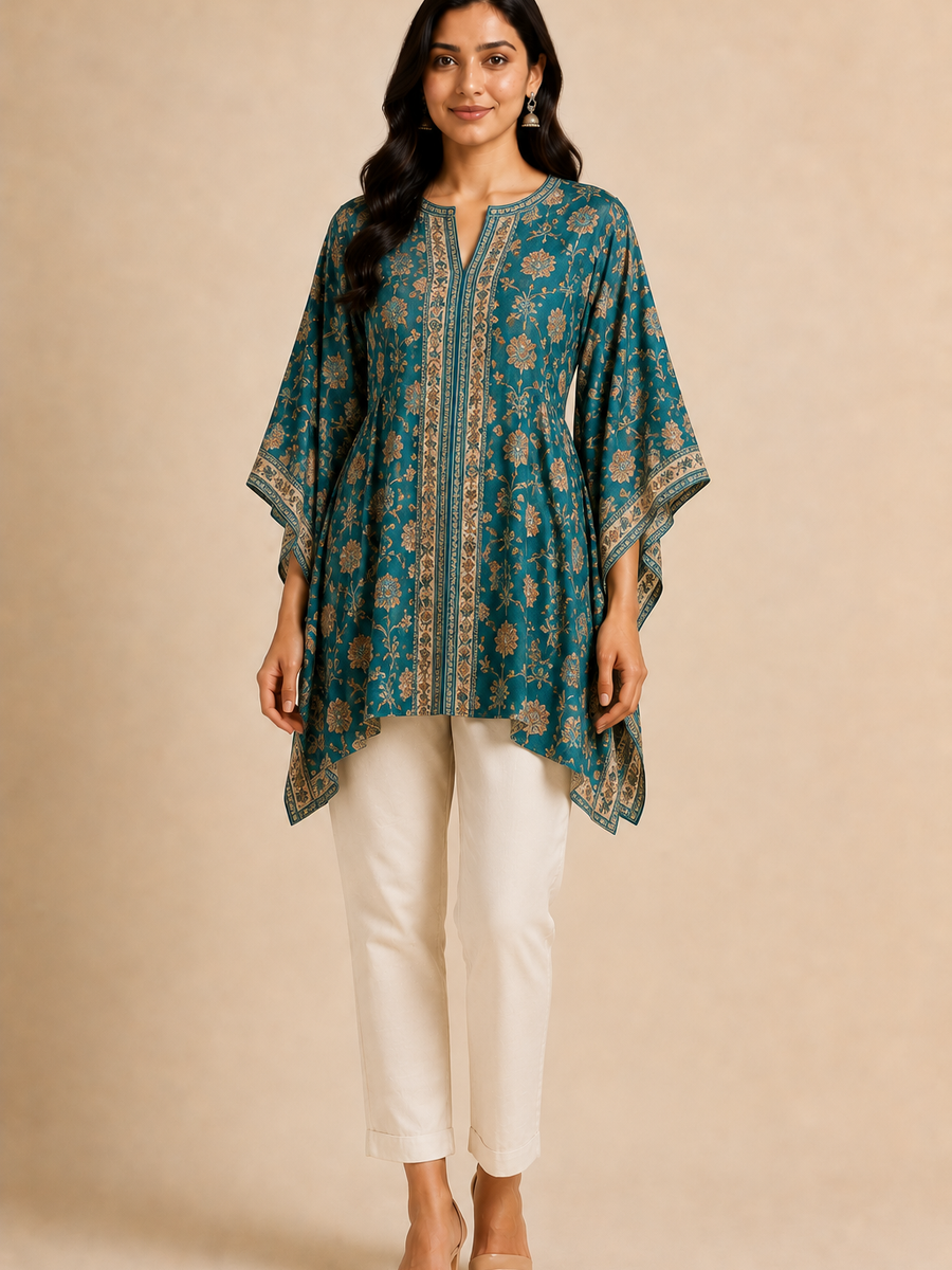 Printed Kaftan Tunic