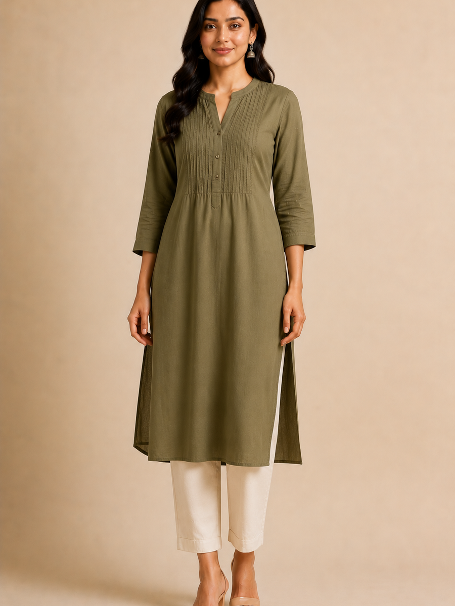 Long Side-Slit Tunic