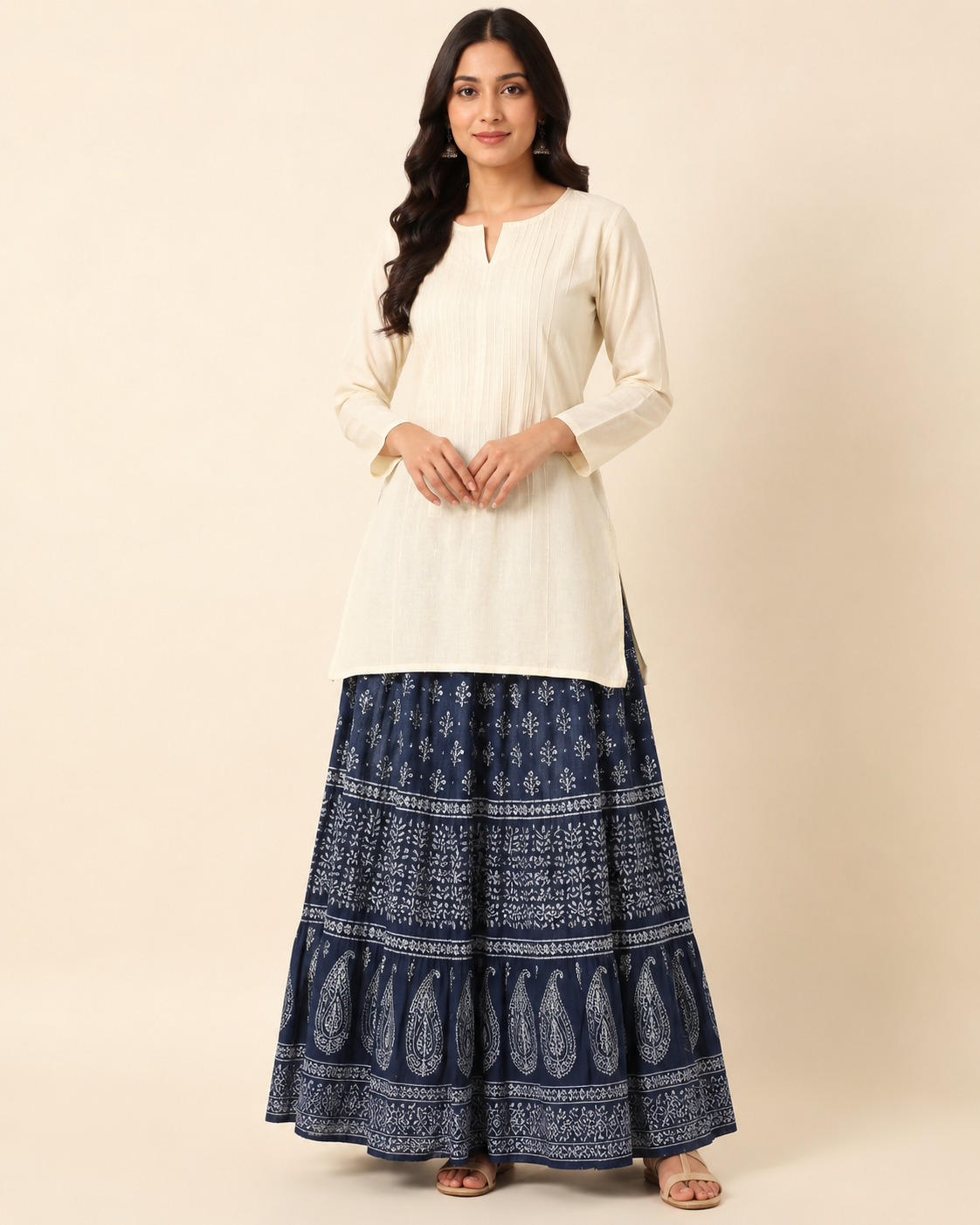 Printed Cotton Skirt